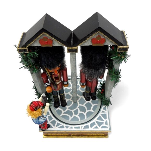 Rare BOMBAY Changing of the Guard 2007 Animated Nutcracker Musical 14" - As Is - Picture 2 of 10